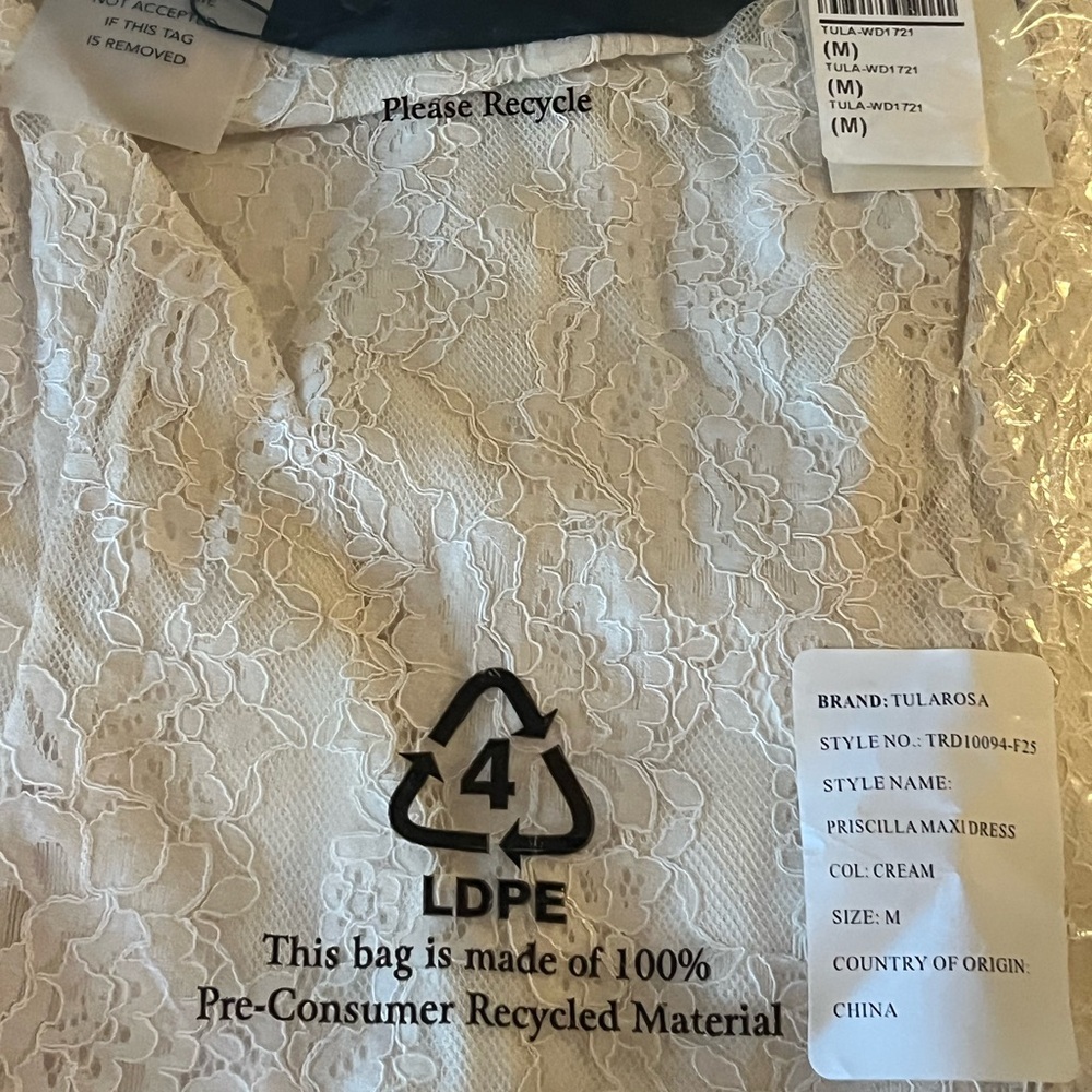Revolve Cream and Black Maxi Dress - Picture 2 of 2